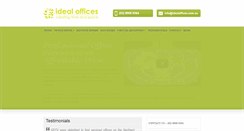 Desktop Screenshot of idealoffices.com.au